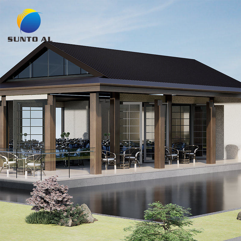 Sunto Aluminum Waterproof Exterior Anti-Corrosion Lightweight EPS sandwich panel Roofing